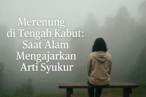 Merenung di tengah kabut