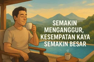 Semakin menganggur kesempatan kaya semakin besar
