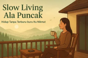 Slow living ala puncak Slow living ala puncak