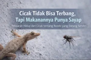 Pelajaran hidup dari cicak